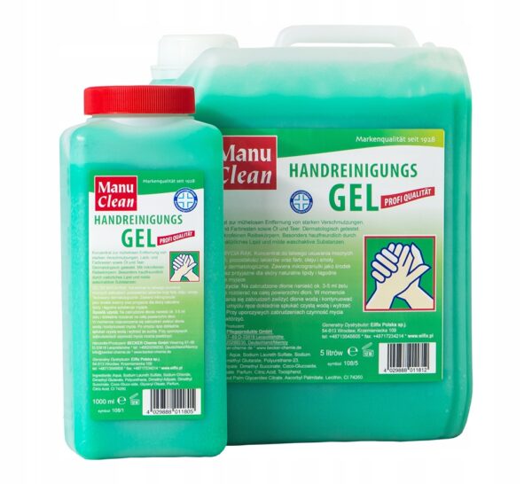 Żel do mycia rąk Eilfix Manu Clean 2,5l suche ręce