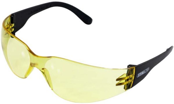 Żółte Okulary Przeciwodpryskowe "Parrot Yellow" STALCO