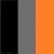 Kolor czarny-szary-pomaranczowy