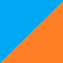 Kolor niebieski-pomaranczowy